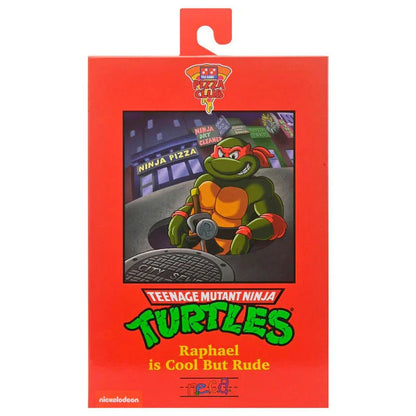 Teenage Mutant Ninja Turtles Raphael Cartoon Ultimate 18cm Figura da Collezione - Nerdscape Nerdscape