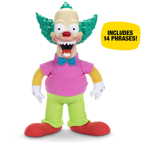 English The Simpsons Krusty The Clown Talking doll 44cm Nerdscape