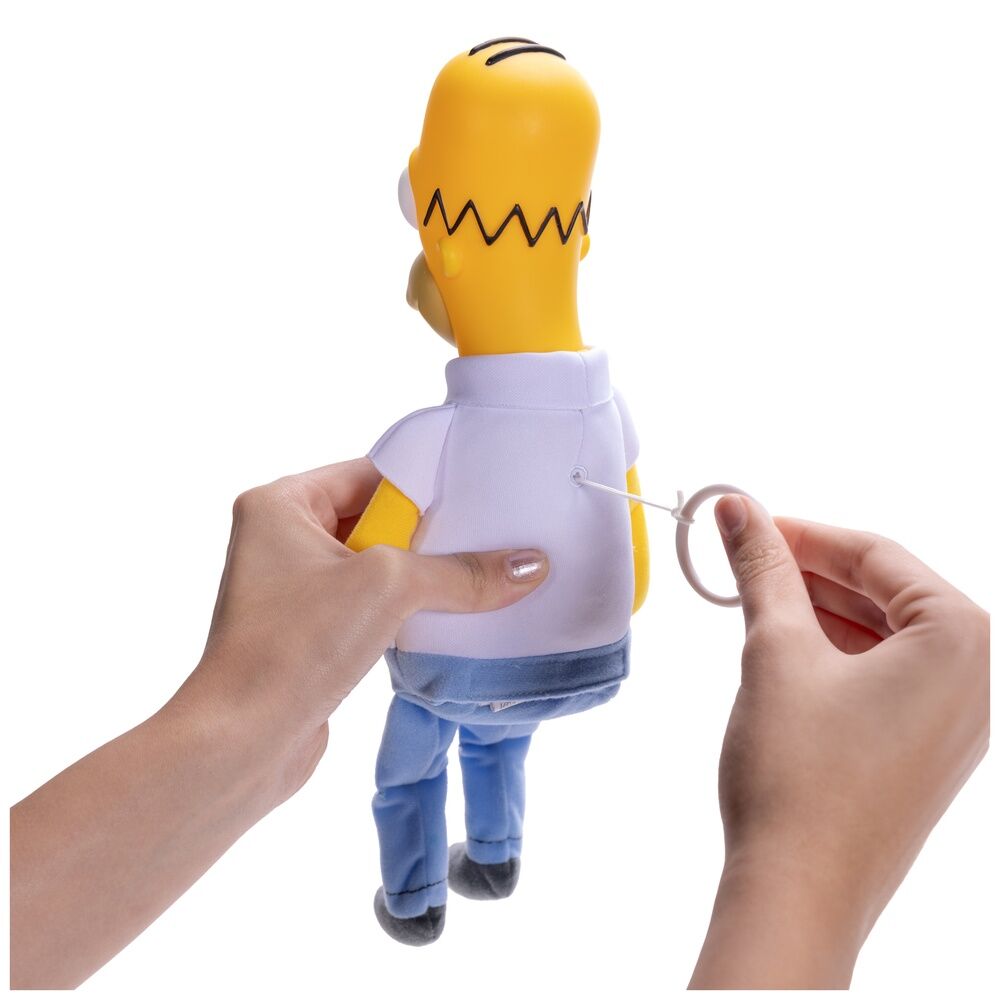 English The Simpsons Shelf Talkers Homer plush toy 33cm Nerdscape