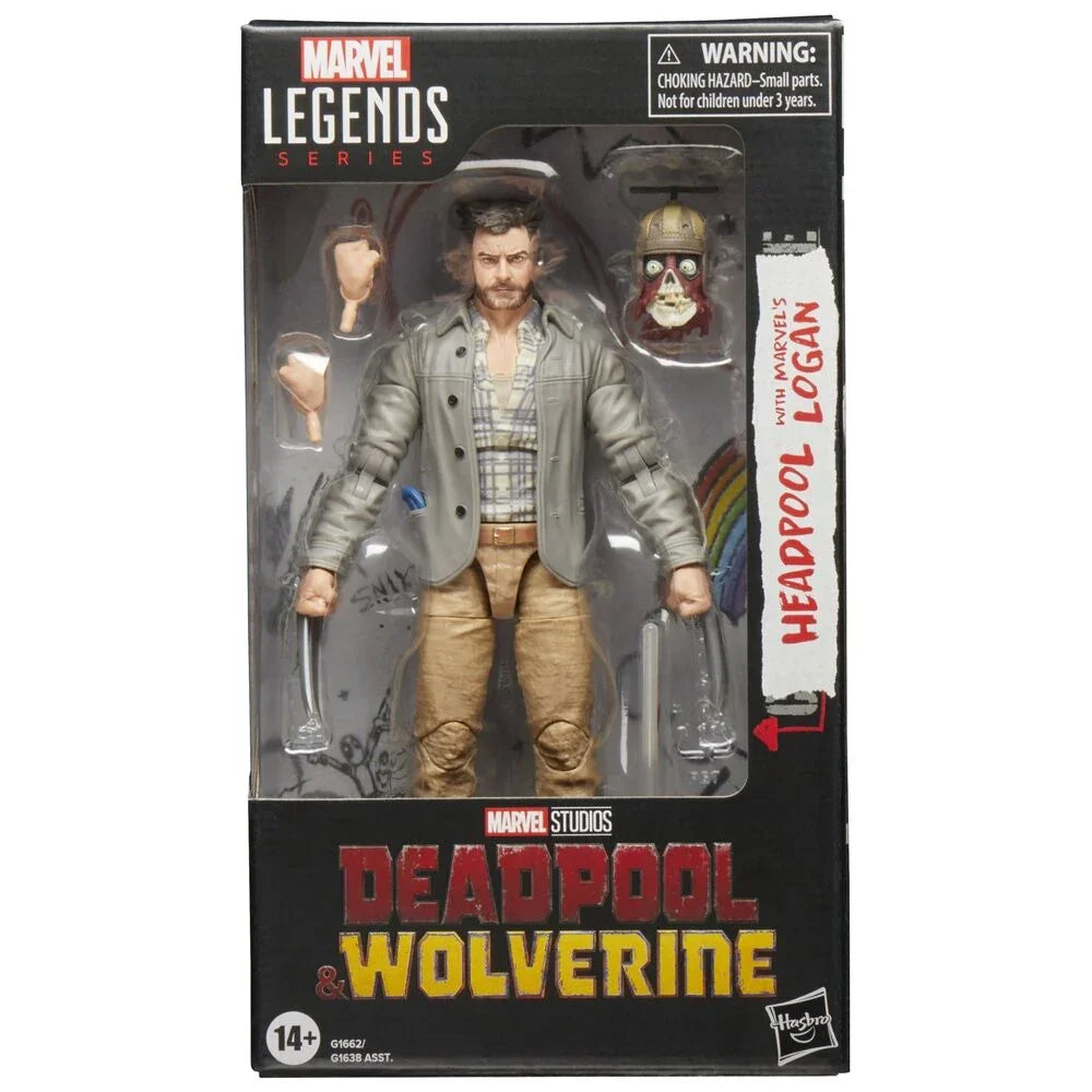 Marvel Legends Deadpool Headpool & Wolverine Logan Serie - Figura da Collezione Nerdscape Nerdscape