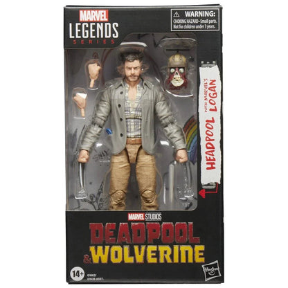 Marvel Legends Deadpool Headpool & Wolverine Logan Serie - Figura da Collezione Nerdscape Nerdscape