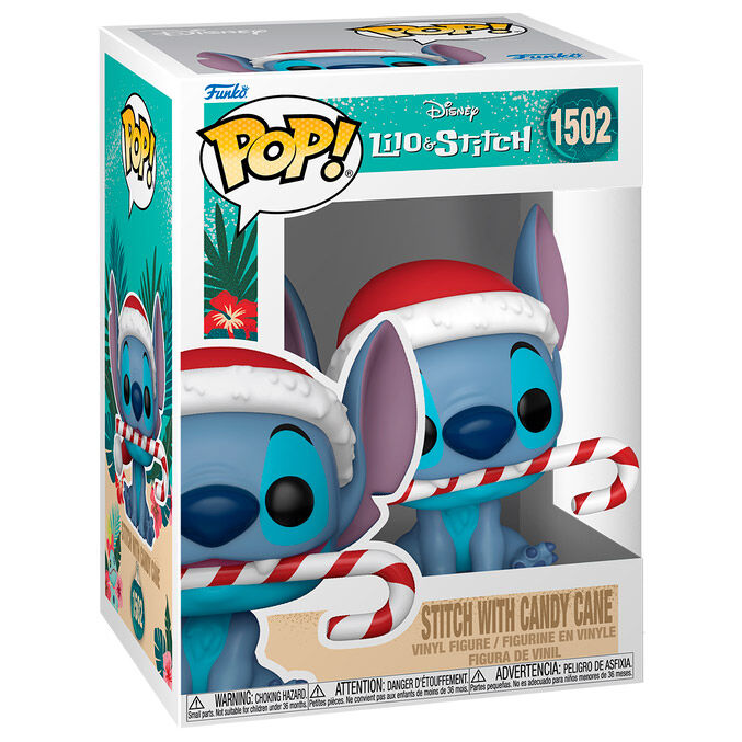 Figurine POP Disney Stitch avec canne à sucre