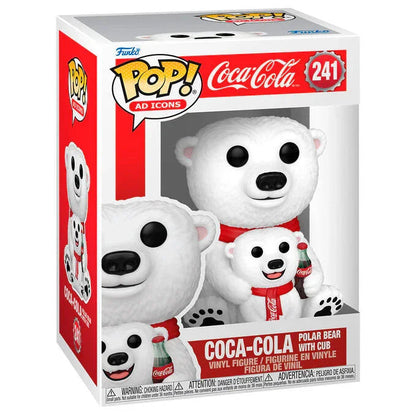 Funko Pop! Coca-Cola Polar Bear with Cub - Figura da Collezione Vinyl Nerdscape