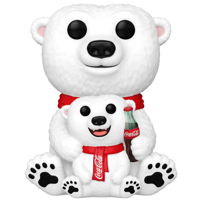 Funko Pop! Coca-Cola Polar Bear with Cub - Figura da Collezione Vinyl Nerdscape