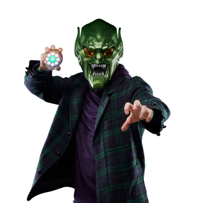 Marvel Legends Green Goblin Spider-Man: No Way Home Premium Roleplay Helmet - Nerdscape Nerdscape