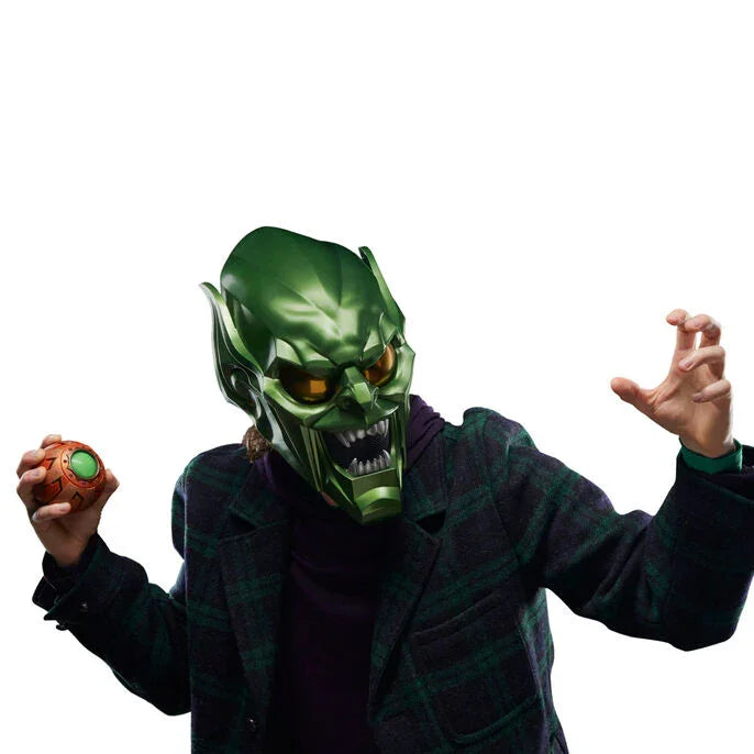 Marvel Legends Green Goblin Spider-Man: No Way Home Premium Roleplay Helmet - Nerdscape Nerdscape