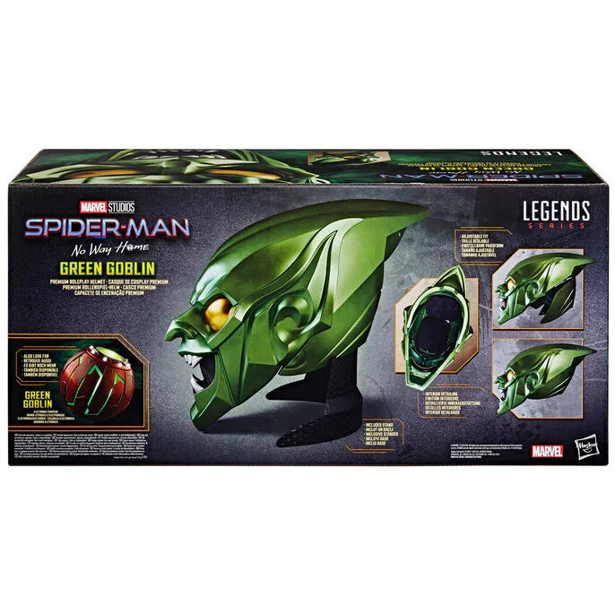 Marvel Legends Green Goblin Spider-Man: No Way Home Premium Roleplay Helmet - Nerdscape Nerdscape