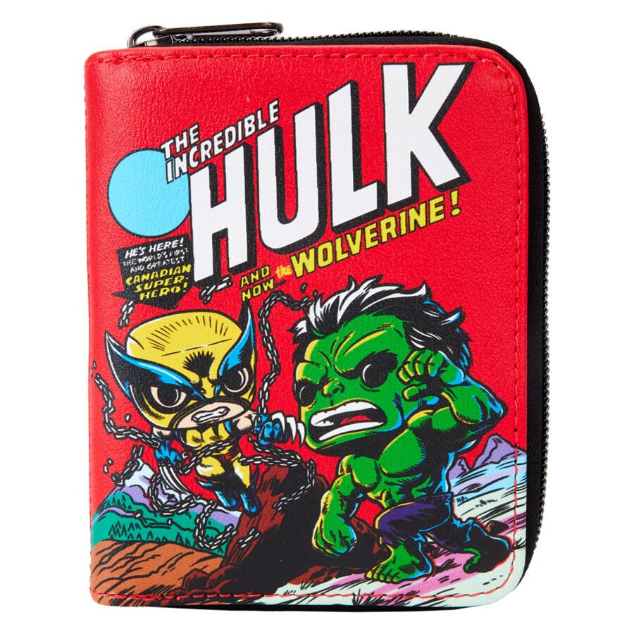 Loungefly Marvel Comic Action Wolverine 50th Anniversary wallet - Nerdscape