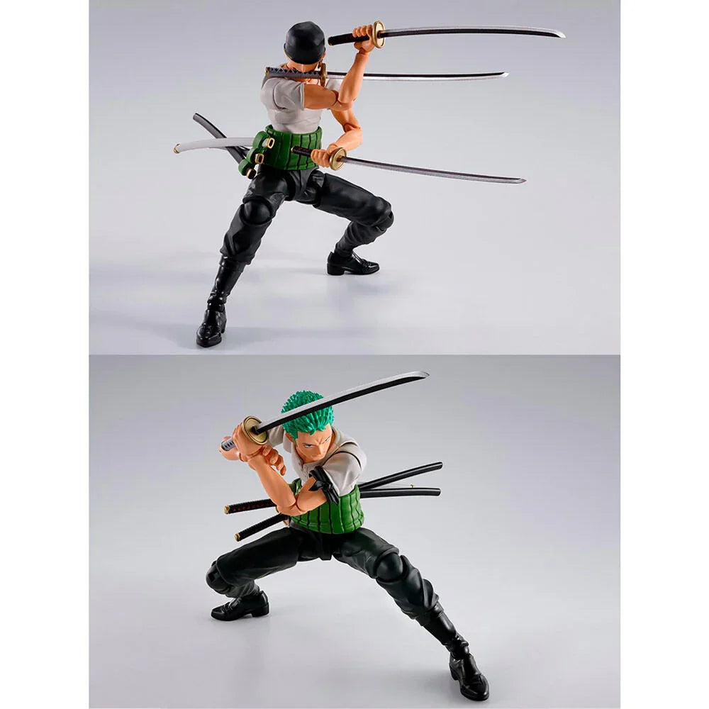 S.H. Figuarts Roronoa Zoro Romance Dawn Figura da Collezione - Nerdscape Nerdscape