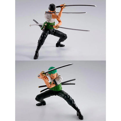 S.H. Figuarts Roronoa Zoro Romance Dawn Figura da Collezione - Nerdscape Nerdscape