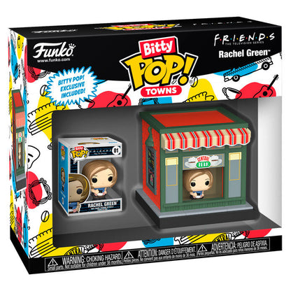 Funko Pop! Town Friends Rachel Green - Figura da Collezione Vinyl Nerdscape