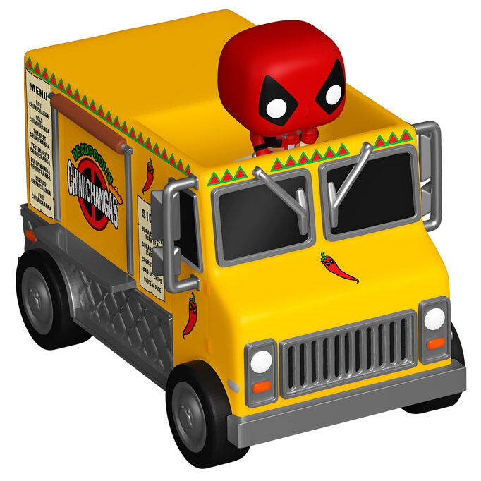 Funko Pop! Marvel Deadpool - Figura da Collezione Vinyl Deadpool's Chimichanga Truck Nerdscape