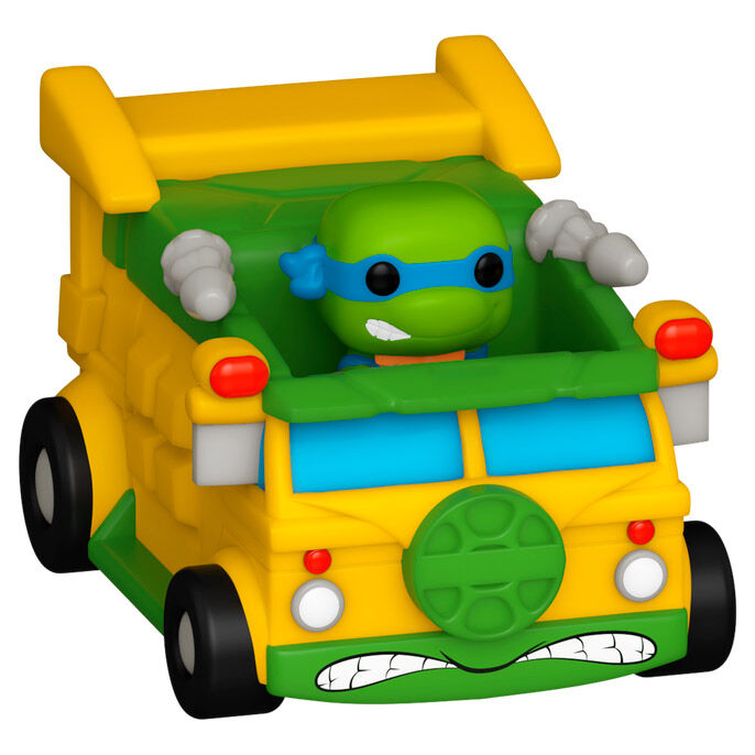 Funko Pop! Teenage Mutant Ninja Turtles Leonardo e Turtle Van - Figura da Collezione Vinyl Nerdscape