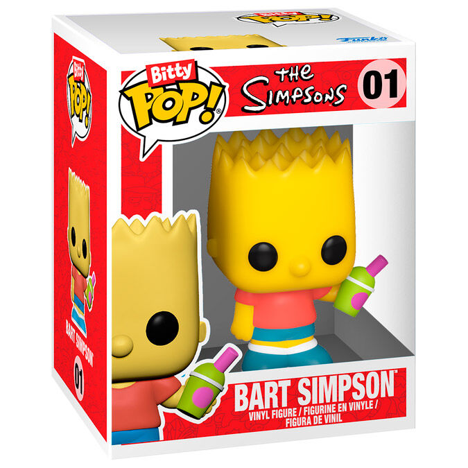Funko Pop! The Simpsons Bart e Kwik-E-Mart - Figura da Collezione Vinyl Nerdscape