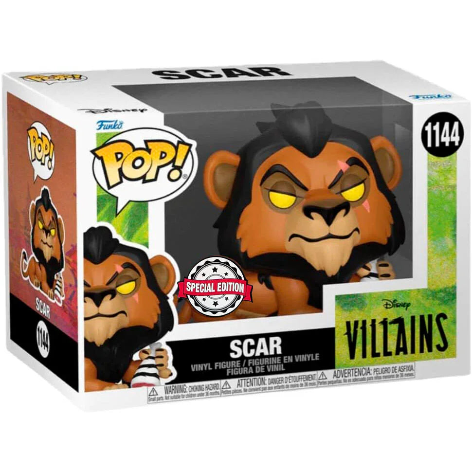 POP figure Disney Villains The Lion King Scar Exclusive Nerdscape