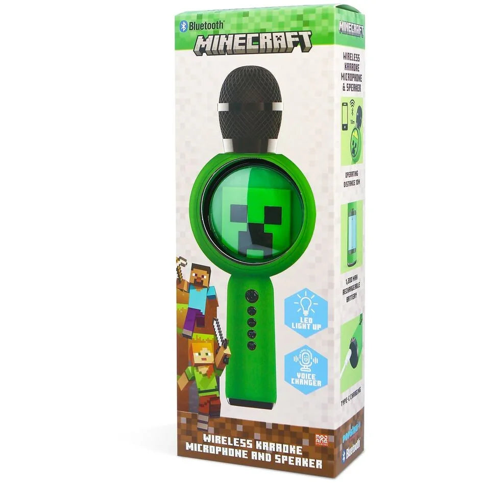Minecraft Speaker microphone LED Nerdscape