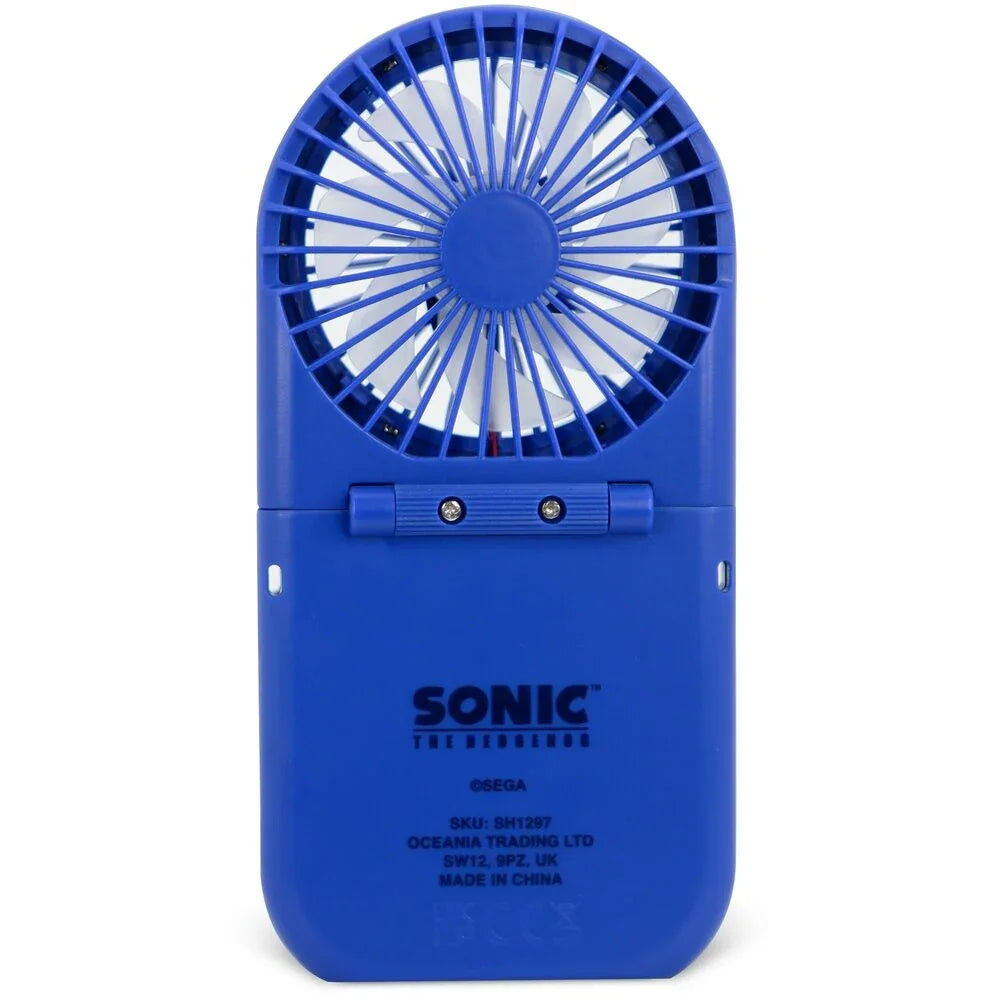 Sonic the Hedgehog 3D foldable portable mini fan Nerdscape