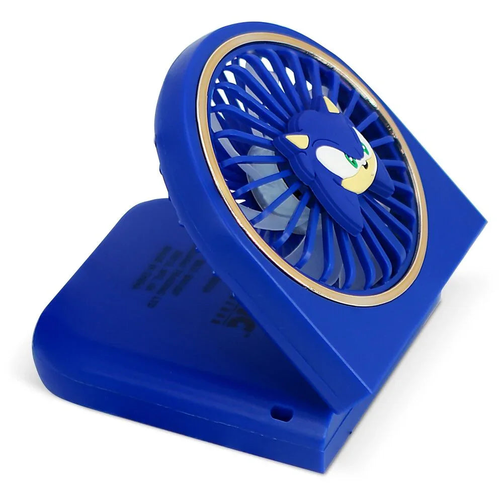 Sonic the Hedgehog 3D foldable portable mini fan Nerdscape