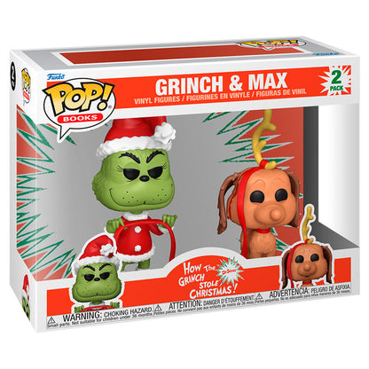 Funko Pop! The Grinch Grinch & Max - Figura da Collezione Vinyl Pack 2 Nerdscape