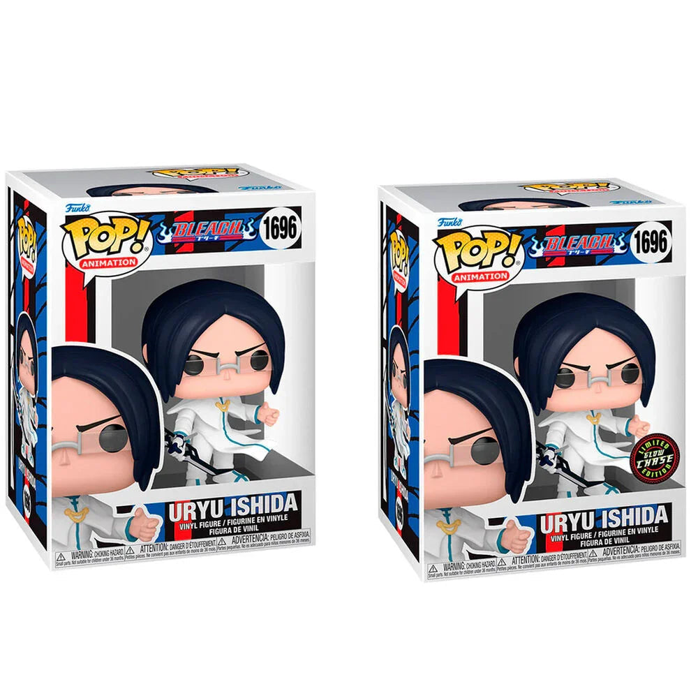 Funko Pop! Bleach Uryu Ishida 5 + 1 Chase - Figura da Collezione Vinyl Nerdscape