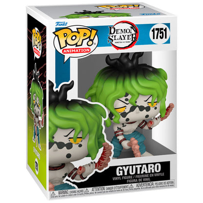 Funko Pop! Demon Slayer Kimetsu no Yaiba Gyutaro - Figura da Collezione Vinyl Nerdscape