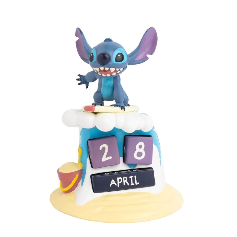 Disney Stitch Surfer 3D perpetual calendar Nerdscape