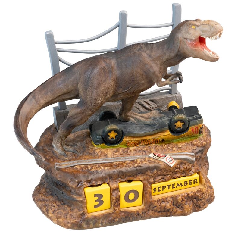 Jurassic Park 3D perpetual calendar Nerdscape