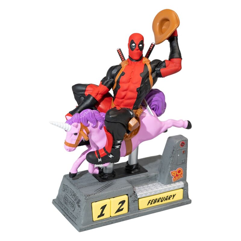 Marvel Deadpool 3D perpetual calendar Nerdscape