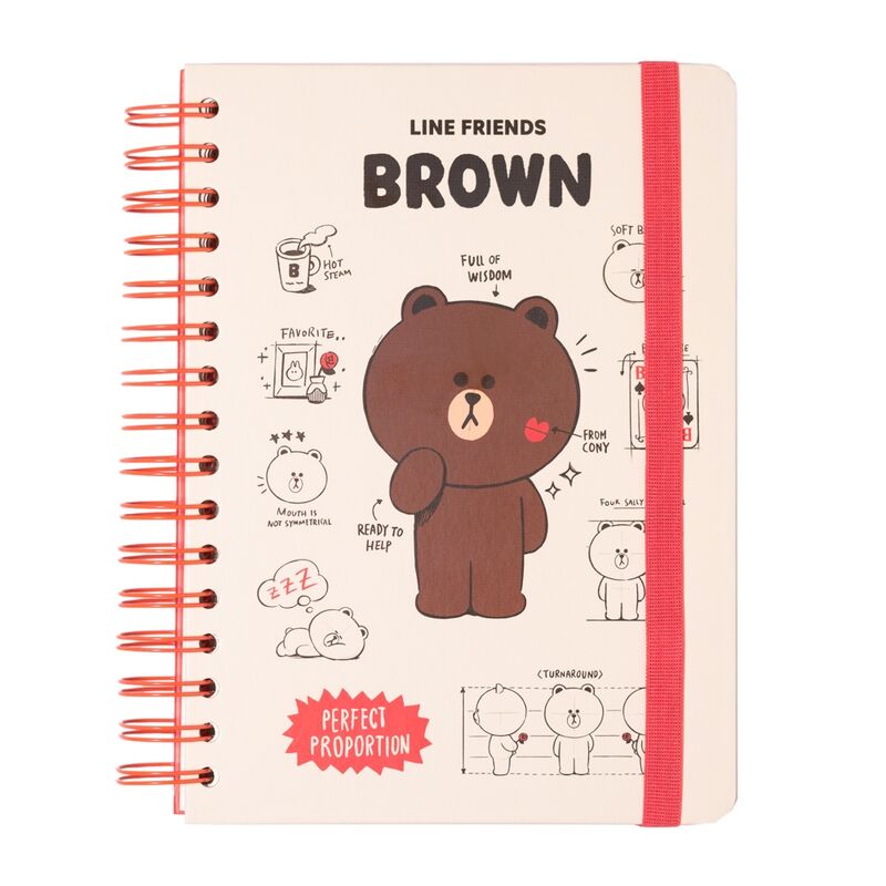 Line Friends A5 notebook - Nerdscape