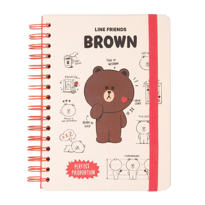 Line Friends A5 notebook - Nerdscape