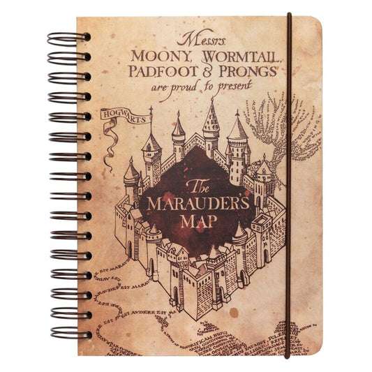 Harry Potter Marauders Map A5 notebook Nerdscape