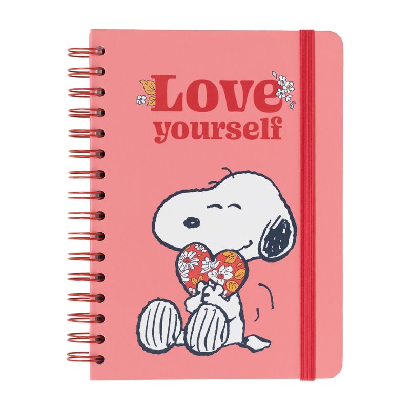 Snoopy Love Yourself A5 notebook Nerdscape