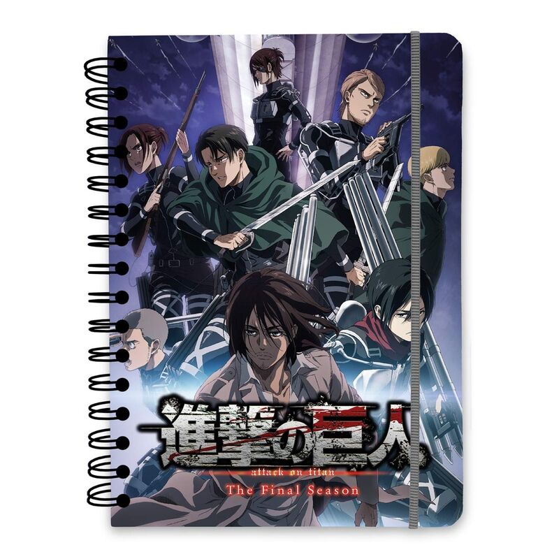 Attack on Titan A5 notebook Nerdscape