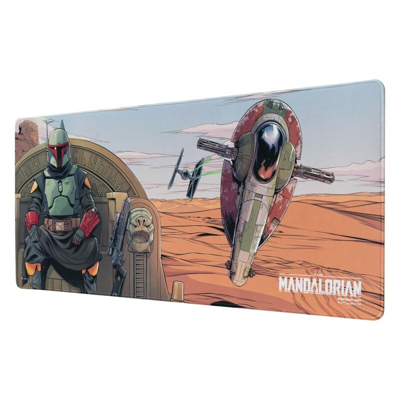 Star Wars Boba Fett The Mandalorian - Tappetino Gaming Nerdscape 80x35cm Impermeabile Antiscivolo Nerdscape