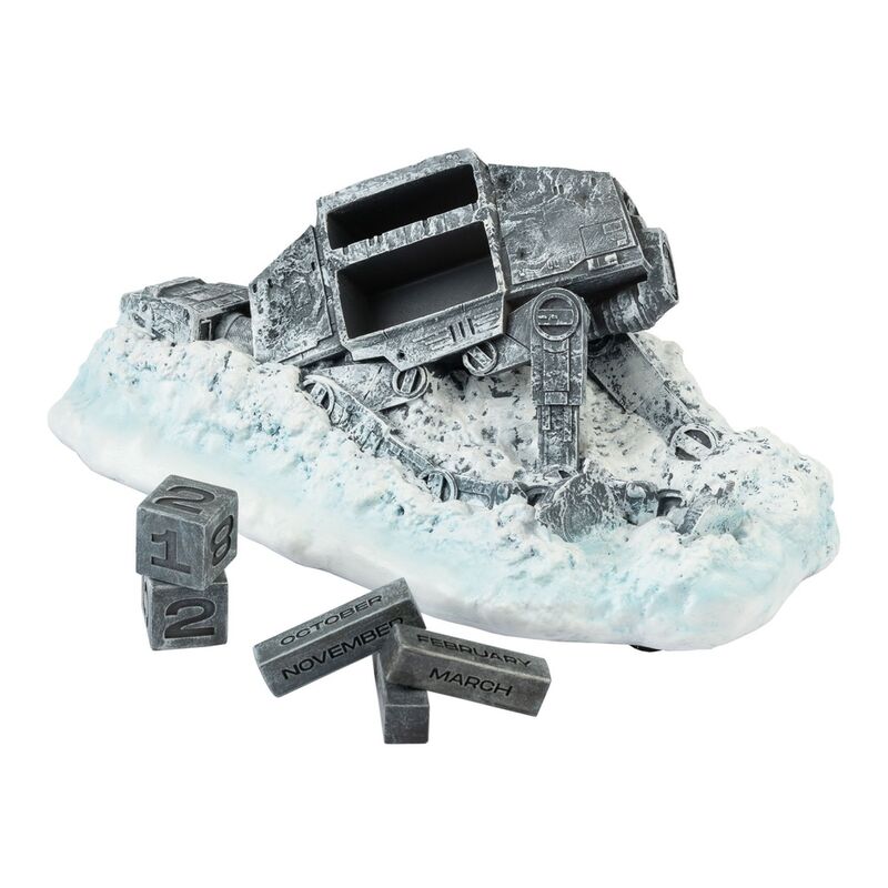 Star Wars AT-AT Shot Down 3D perpetual calendar Nerdscape