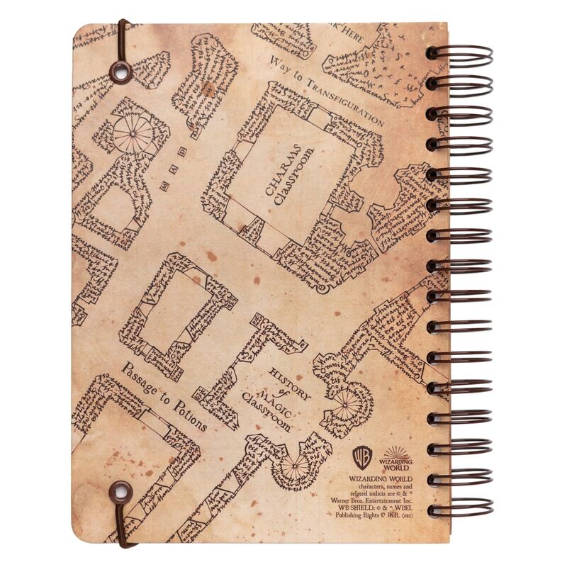 Harry Potter Marauders Map A5 notebook Nerdscape