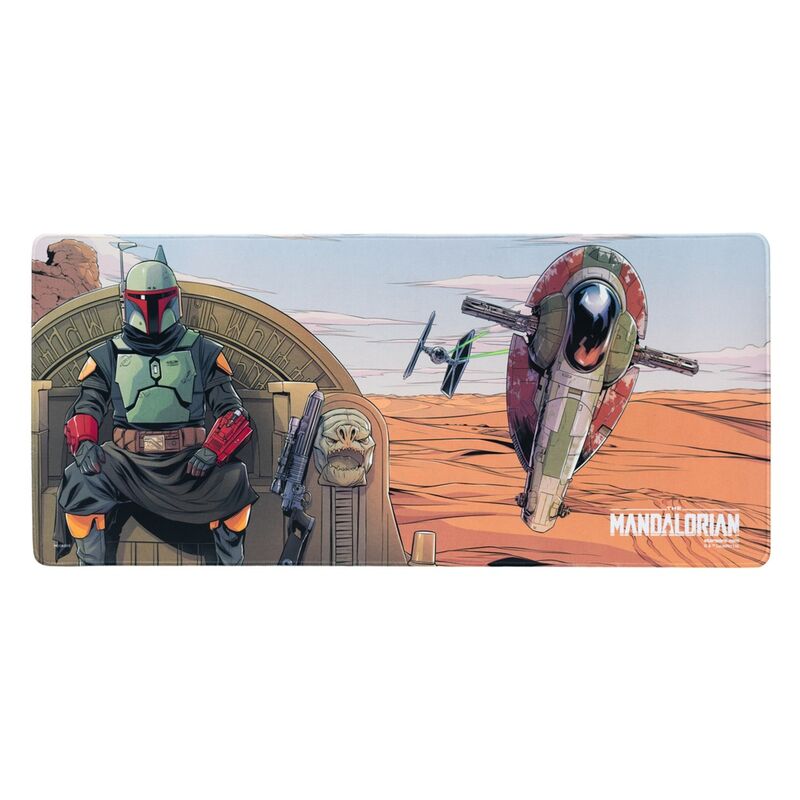 Star Wars Boba Fett The Mandalorian - Tappetino Gaming Nerdscape 80x35cm Impermeabile Antiscivolo Nerdscape