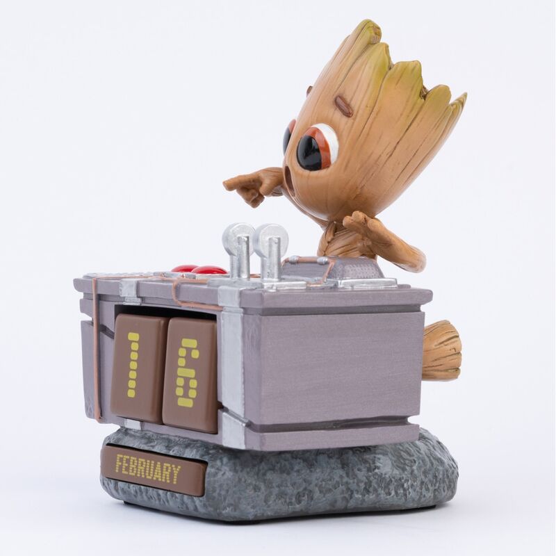 Marvel Guardians of the Galaxy Groot Death Button 3D perpetual calendar Nerdscape