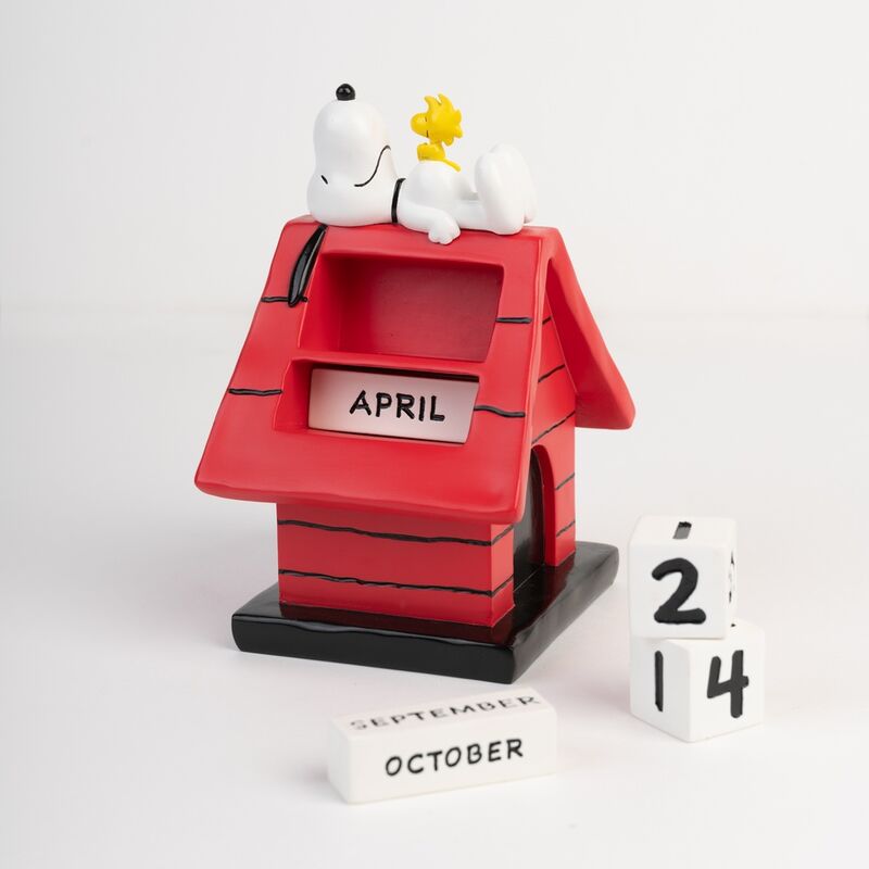 Snoopy Doghouse 3D perpetual calendar Nerdscape