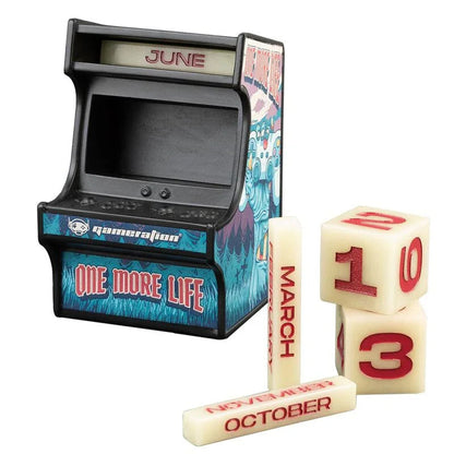 Gameration Arcade Calendario Perpetuo 3D in Resina Dipinta - Figura da Collezione Nerdscape Nerdscape