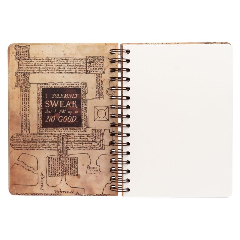 Harry Potter Marauders Map A5 notebook Nerdscape