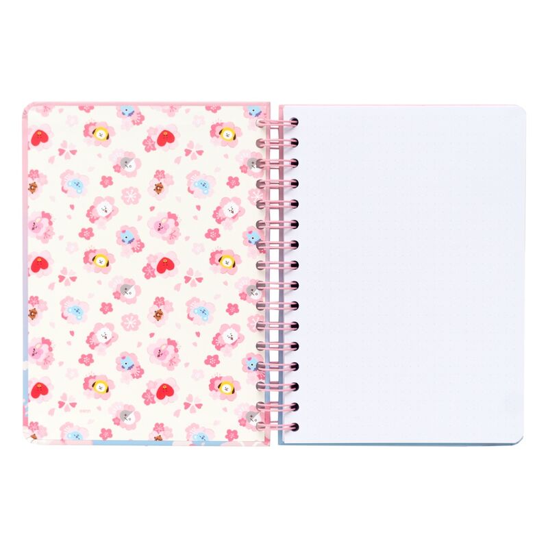 BT21 Sakura A5 notebook Nerdscape