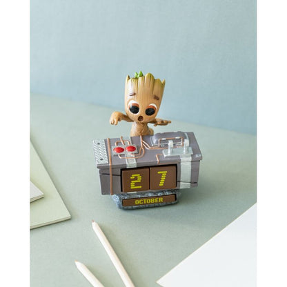 Marvel Guardians of the Galaxy Groot Death Button 3D perpetual calendar Nerdscape