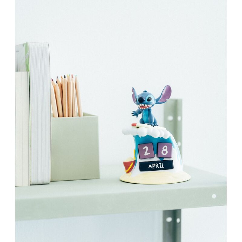 Disney Stitch Surfer 3D perpetual calendar Nerdscape