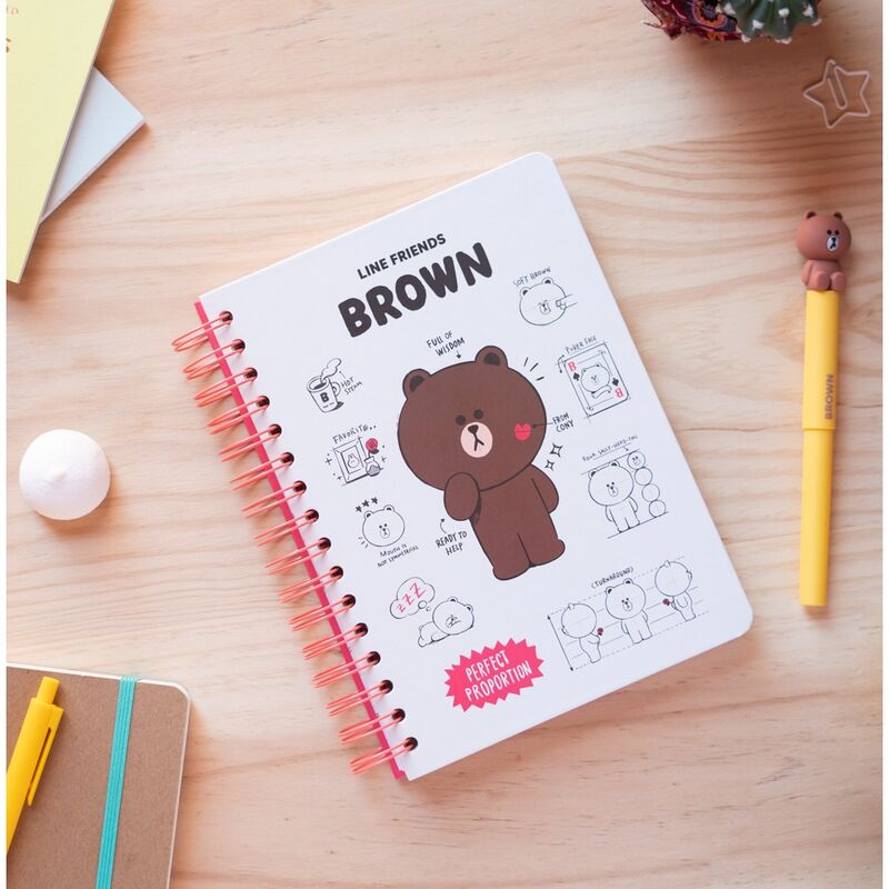 Line Friends A5 notebook - Nerdscape