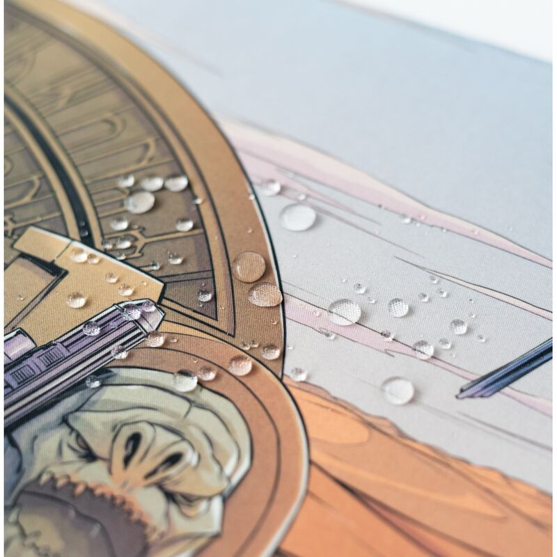 Star Wars Boba Fett The Mandalorian - Tappetino Gaming Nerdscape 80x35cm Impermeabile Antiscivolo Nerdscape
