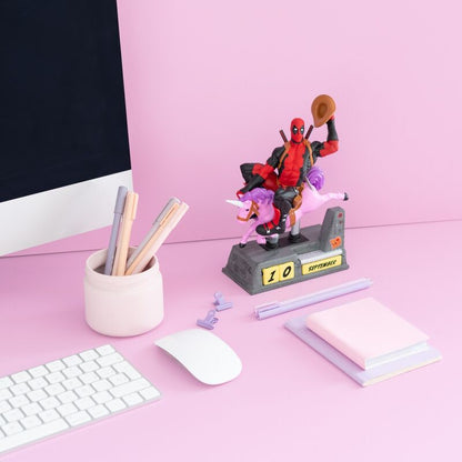 Marvel Deadpool 3D perpetual calendar Nerdscape