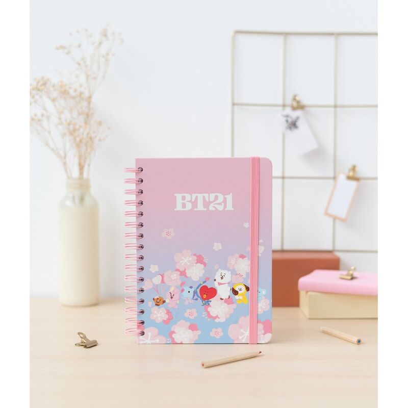 BT21 Sakura A5 notebook Nerdscape