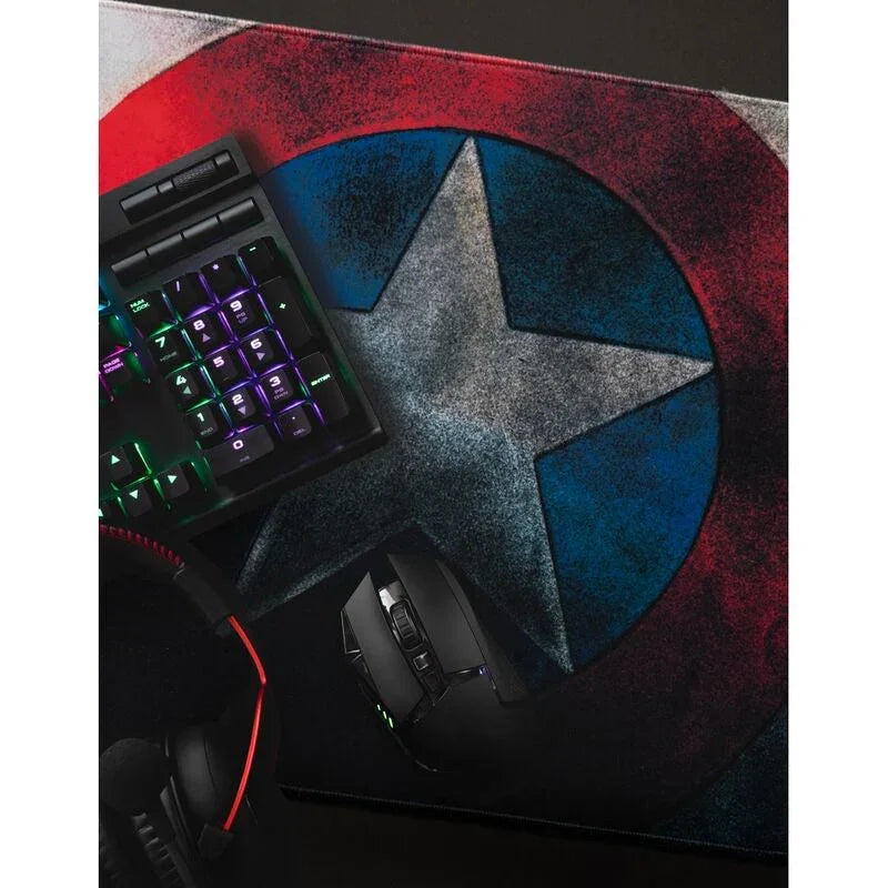 Marvel Captain America Gaming Desk Mat by Nerdscape – Precision & Style for True Fans Nerdscape
