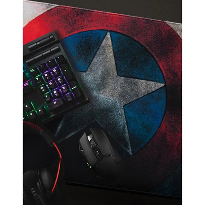 Marvel Captain America Gaming Desk Mat by Nerdscape – Precision & Style for True Fans Nerdscape